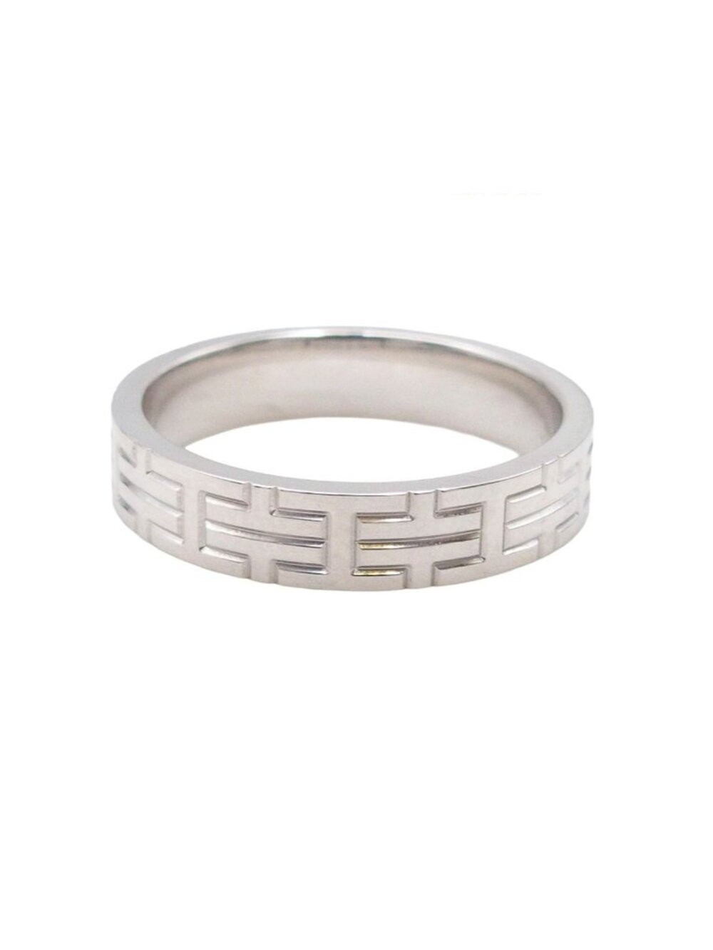 Hermes Kilim White Gold 18K 47 Ring